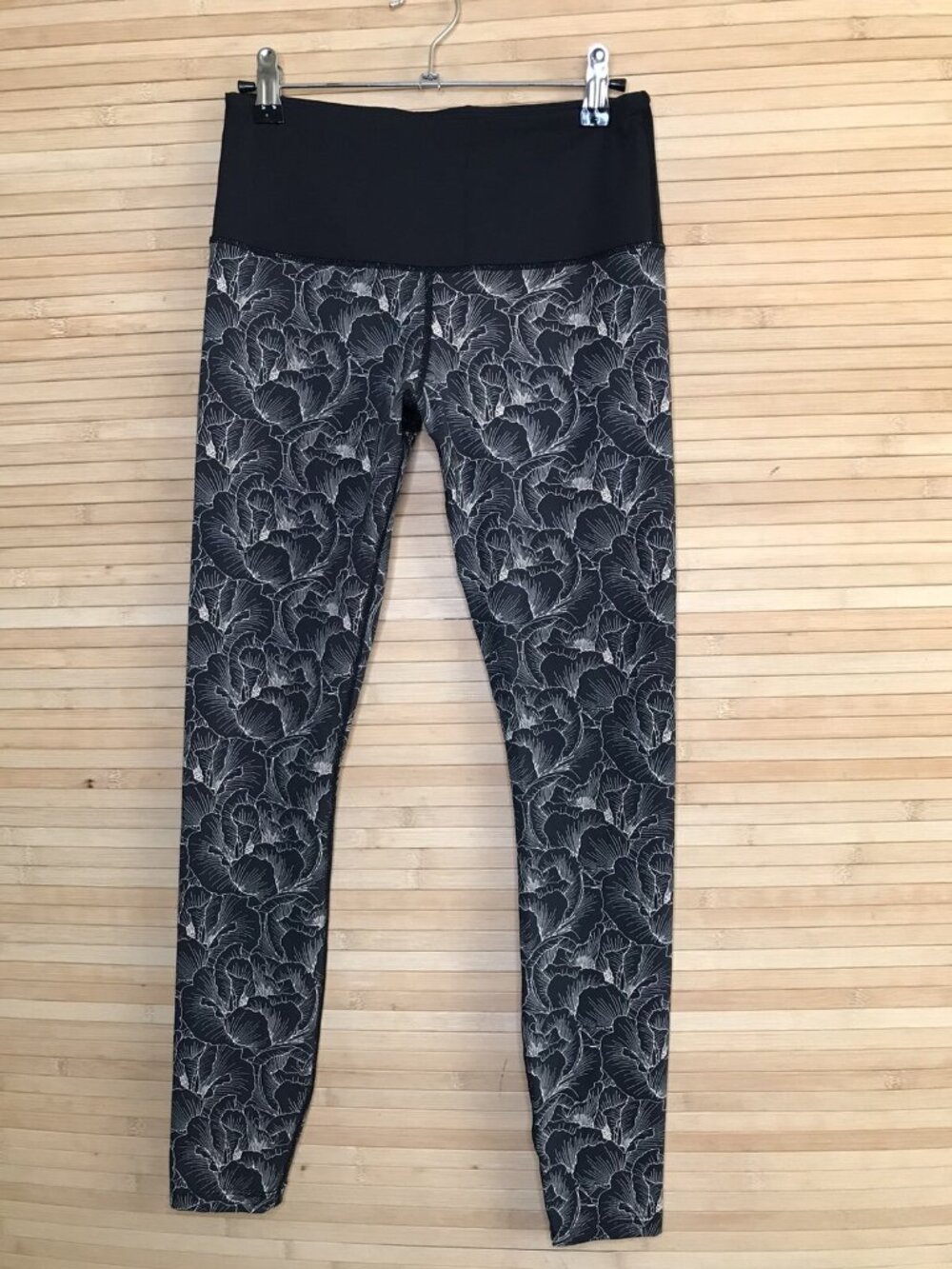 Varley Estrella Legging in Black Peach Floral High Rise Waist Leggings Small S